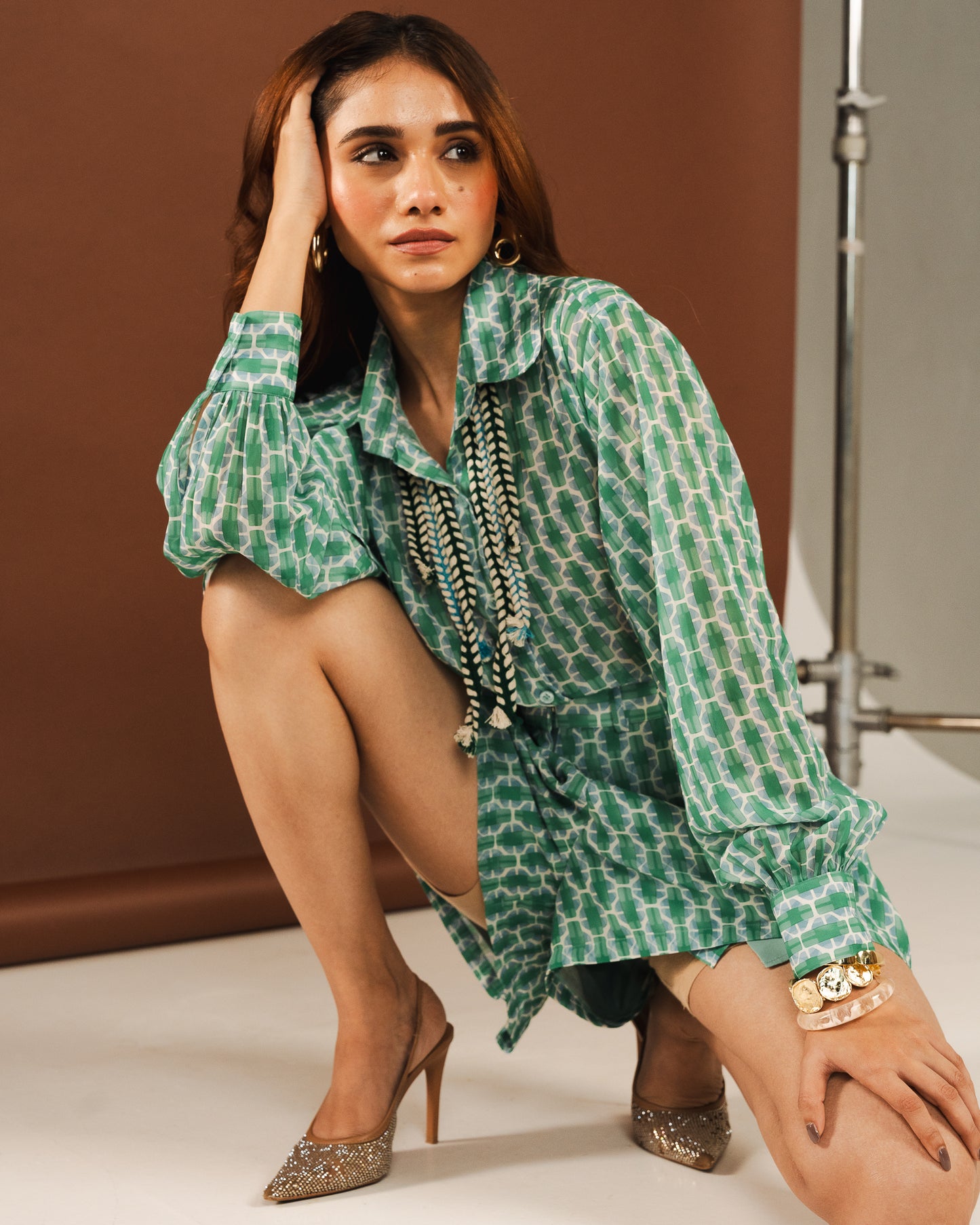 The Shibori Shorts Set
