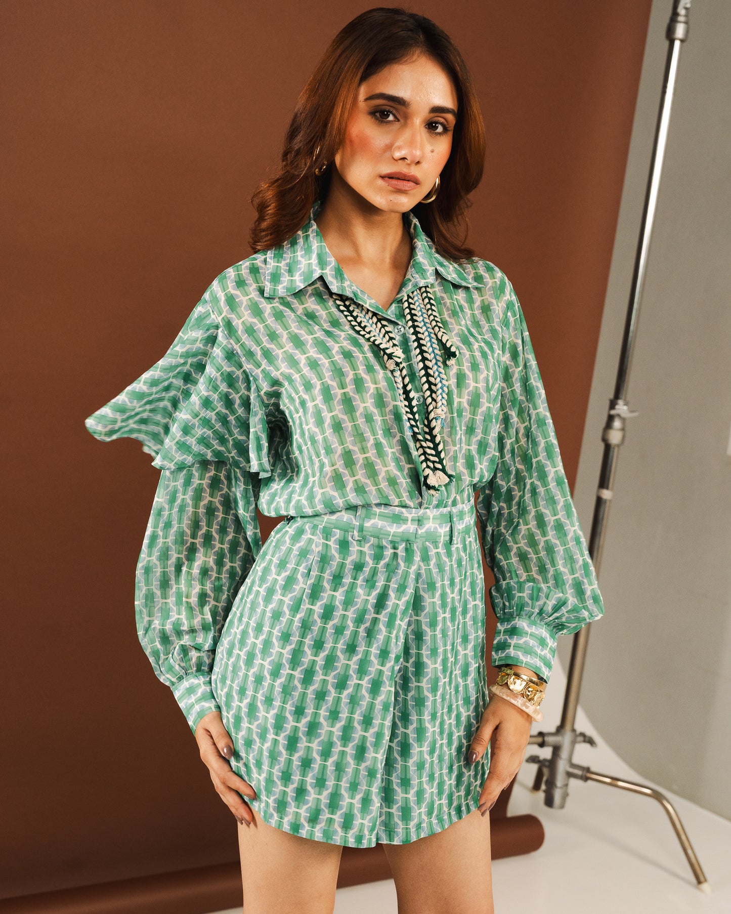 The Shibori Shorts Set