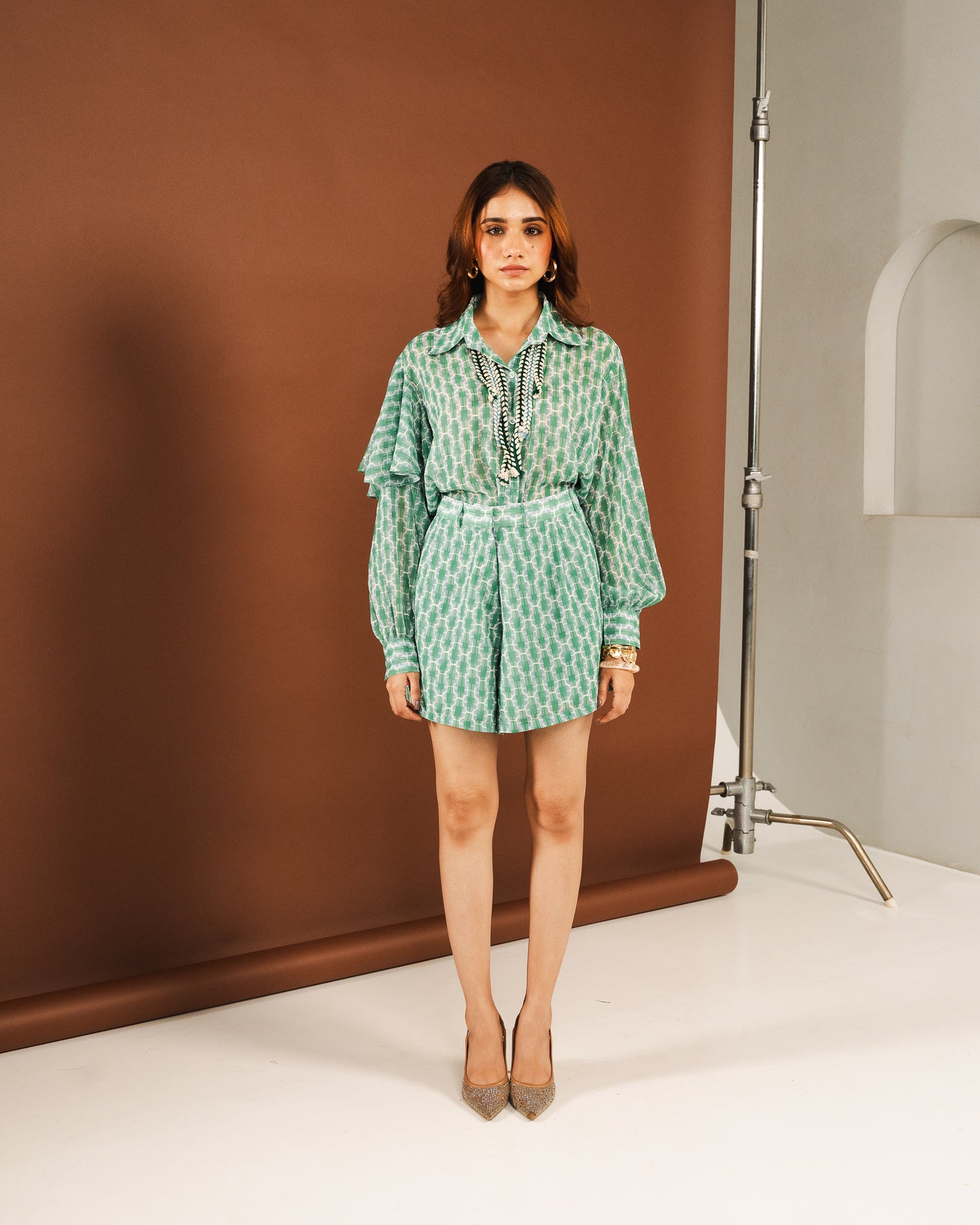 The Shibori Shorts Set