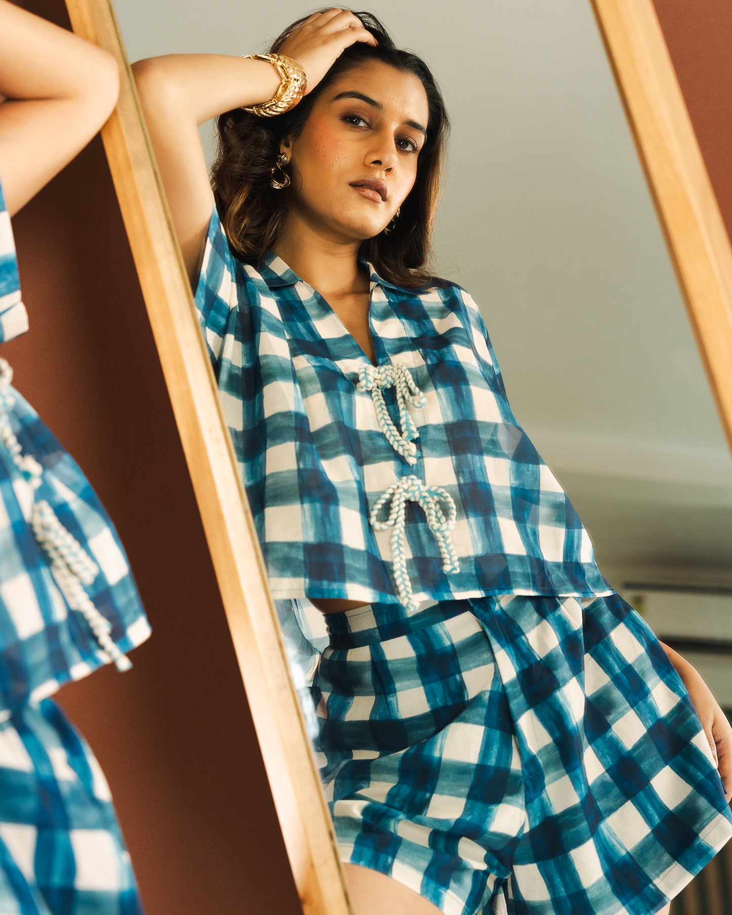 The Checkered Shorts Set
