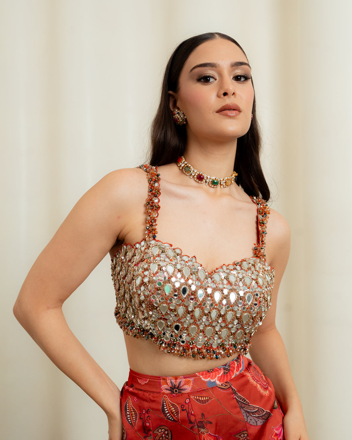 RUST KAFTAAN SET