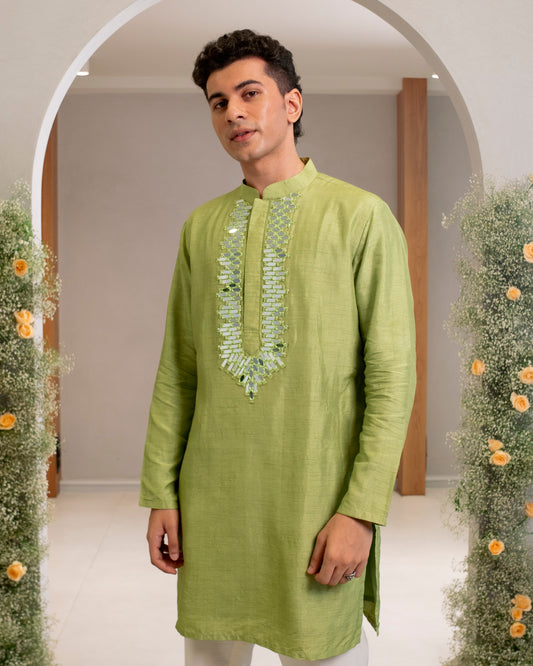 EMBROIDERED KURTA WITH PANT