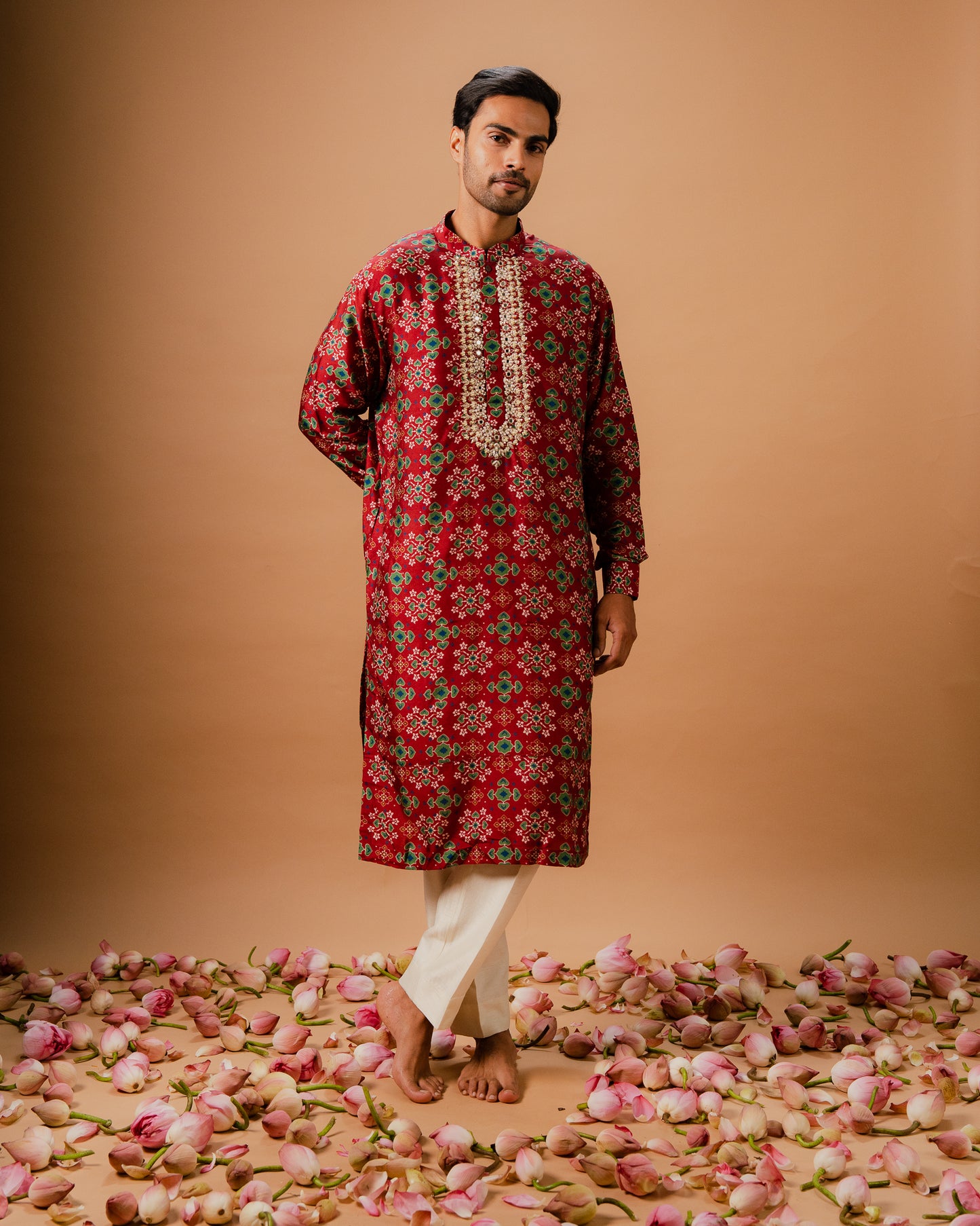 PATOLA KURTA SET